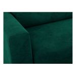 Narożnik PASADENA L - strona prawa - ciemnozielony, welwet