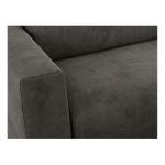 Narożnik PASADENA L - strona prawa - ciemnoszary, welwet