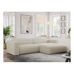 Narożnik PASADENA L - strona prawa - beżowy, boucle