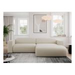 Narożnik PASADENA L - strona prawa - beżowy, boucle