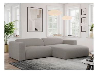 Narożnik PASADENA L - strona prawa - szary, boucle