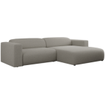 Narożnik PASADENA L - strona prawa - szary, boucle