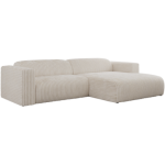 Narożnik PASADENA L - strona prawa - beżowy, sztruks