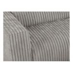 Narożnik PASADENA L - strona prawa - jasnoszary, sztruks