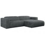 Narożnik PASADENA L - strona prawa - szary, sztruks