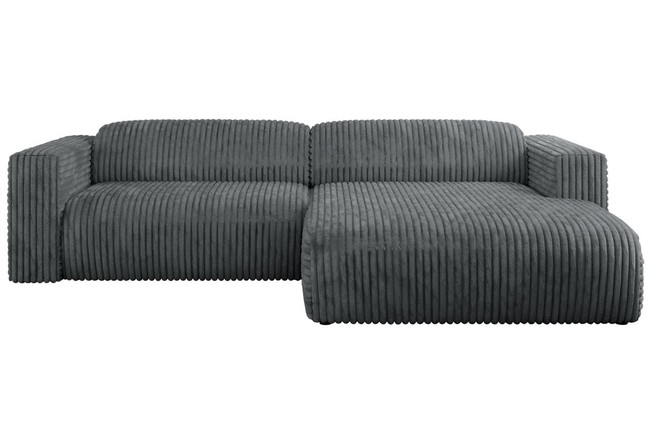 Narożnik PASADENA L - strona prawa - szary, sztruks