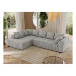 Narożnik ORTA L - strona lewa - jasnoszary, struktura