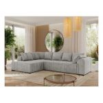 Narożnik ORTA L - strona lewa - jasnoszary, struktura