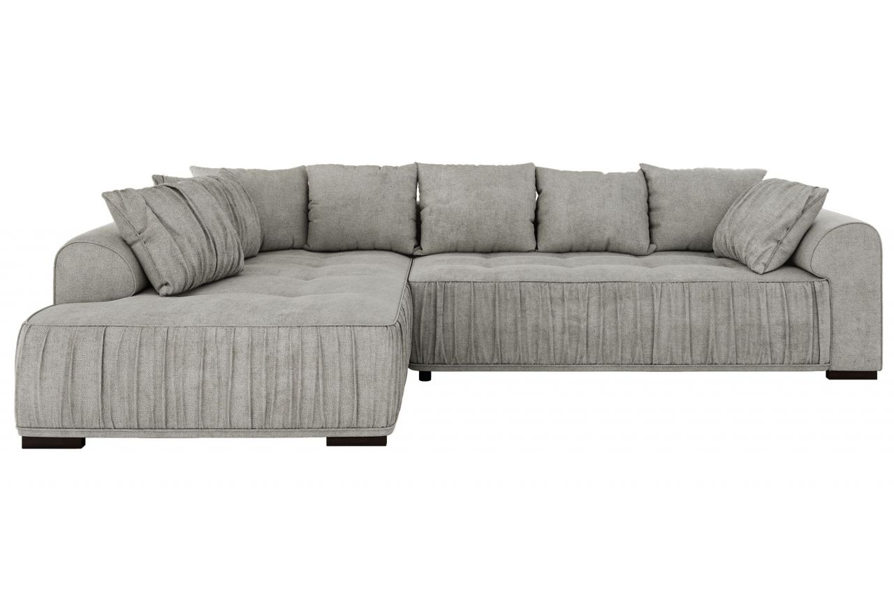 Narożnik ORTA L - strona lewa - jasnoszary, struktura