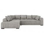 Narożnik ORTA L - strona lewa - jasnoszary, struktura