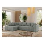 Narożnik ORTA L - strona lewa - szary, struktura