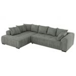 Narożnik ORTA L - strona lewa - szary, struktura