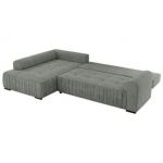 Narożnik ORTA L - strona lewa - szary, struktura