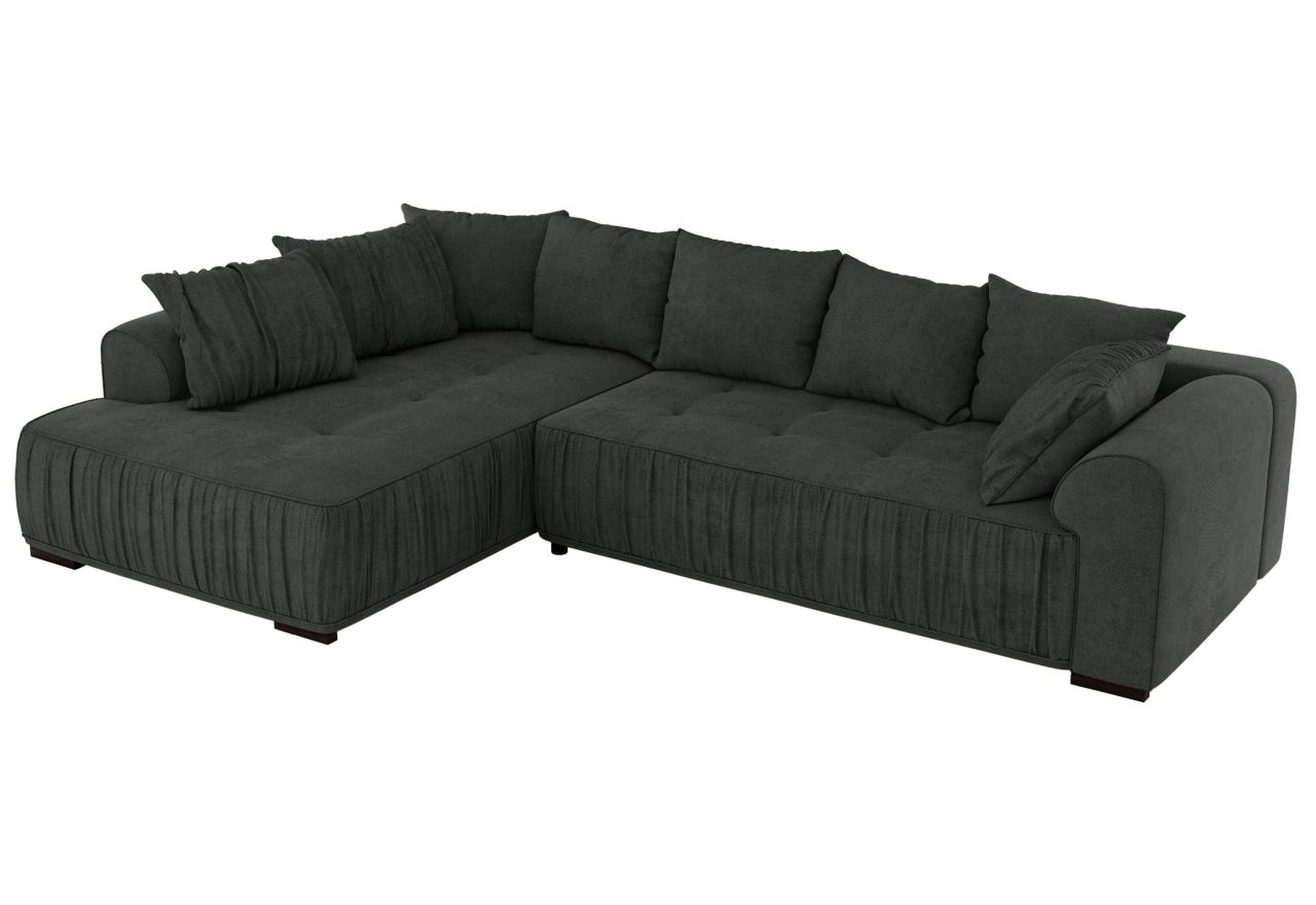 Narożnik ORTA L - strona lewa - ciemnoszary, struktura