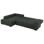 Narożnik ORTA L - strona lewa - ciemnoszary, struktura