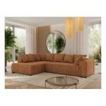 Narożnik ORTA L - strona lewa - pomarańczowy, struktura