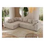 Narożnik ORTA L - strona lewa - beżowy, struktura