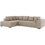 Narożnik ORTA L - strona lewa - beżowy, struktura