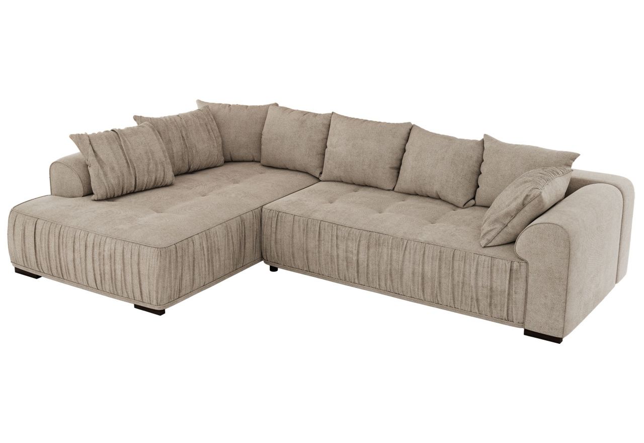 Narożnik ORTA L - strona lewa - beżowy, struktura