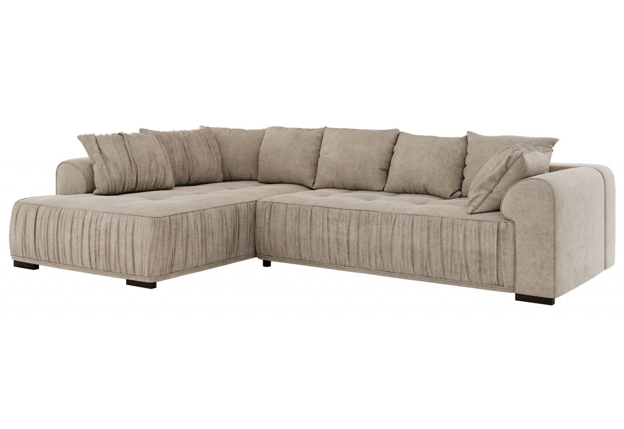 Narożnik ORTA L - strona lewa - beżowy, struktura