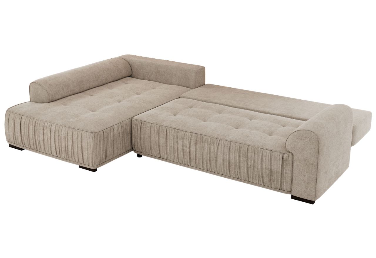 Narożnik ORTA L - strona lewa - beżowy, struktura