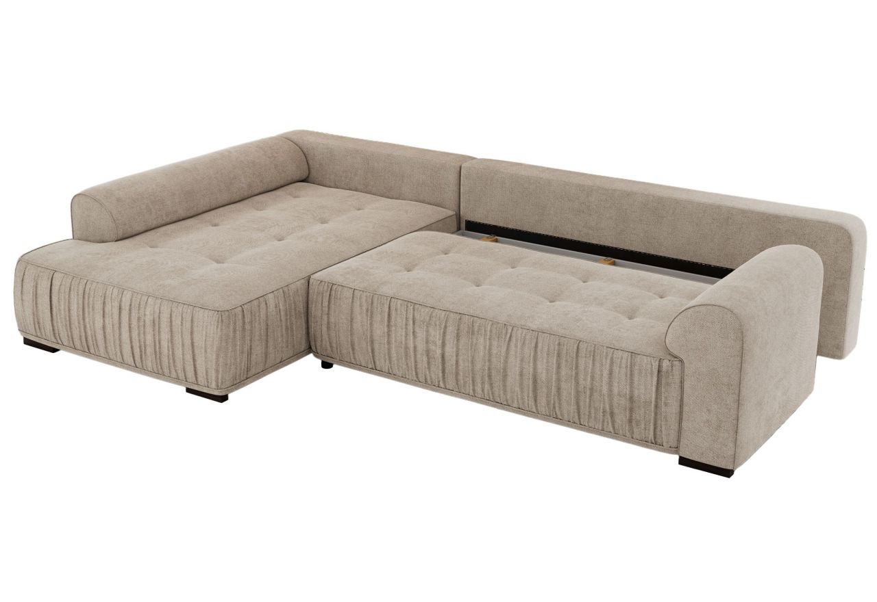 Narożnik ORTA L - strona lewa - beżowy, struktura