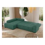 Narożnik ORTA L - strona lewa - zielony, struktura