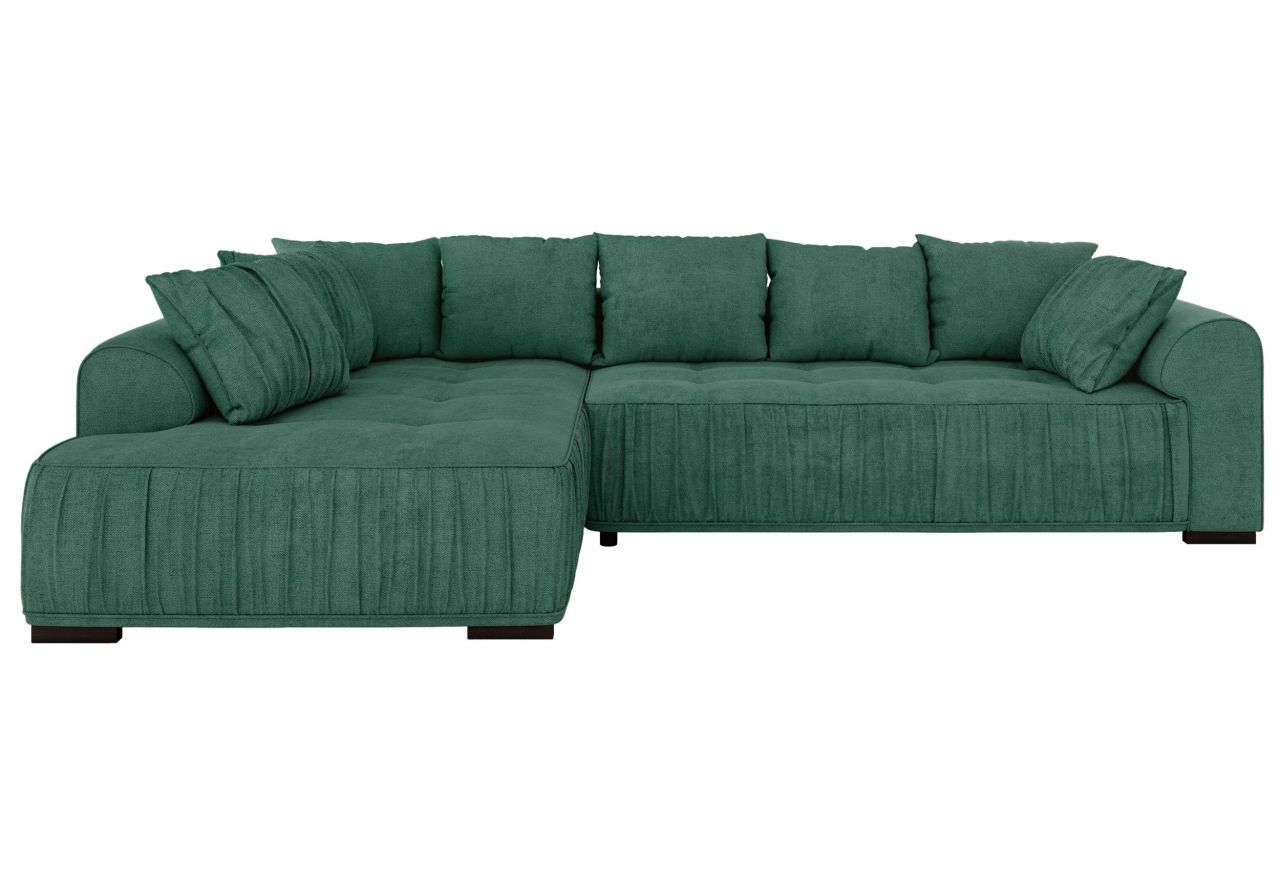 Narożnik ORTA L - strona lewa - zielony, struktura