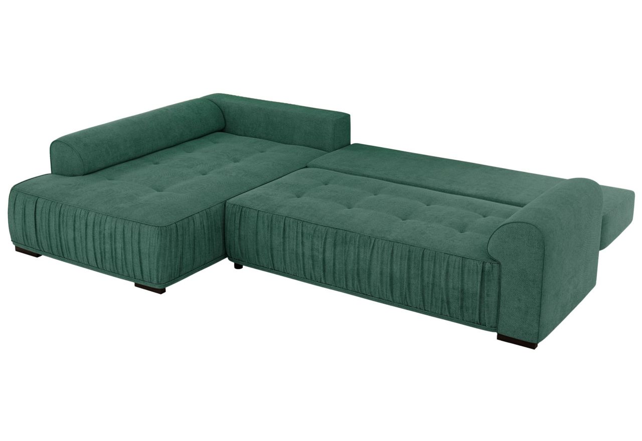 Narożnik ORTA L - strona lewa - zielony, struktura