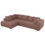 Narożnik ORTA L - strona lewa - różowy, boucle