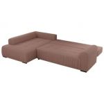 Narożnik ORTA L - strona lewa - różowy, boucle