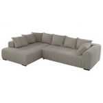 Narożnik ORTA L - strona lewa - szary, boucle