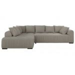 Narożnik ORTA L - strona lewa - szary, boucle