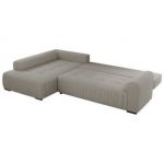 Narożnik ORTA L - strona lewa - szary, boucle