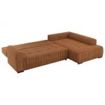 Narożnik ORTA L - strona prawa - pomarańczowy, struktura