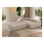 Narożnik ORTA L - strona prawa - beżowy, struktura