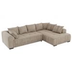 Narożnik ORTA L - strona prawa - beżowy, struktura