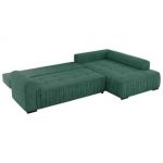 Narożnik ORTA L - strona prawa - zielony, struktura