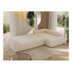 Narożnik ORTA L - strona prawa - beżowy, boucle