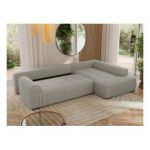 Narożnik ORTA L - strona prawa - szary, boucle