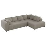 Narożnik ORTA L - strona prawa - szary, boucle