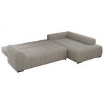 Narożnik ORTA L - strona prawa - szary, boucle