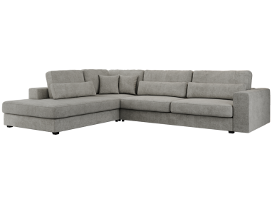 Narożnik SAVONA L - strona lewa - jasnoszary, struktura