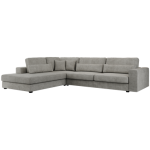 Narożnik SAVONA L - strona lewa - jasnoszary, struktura