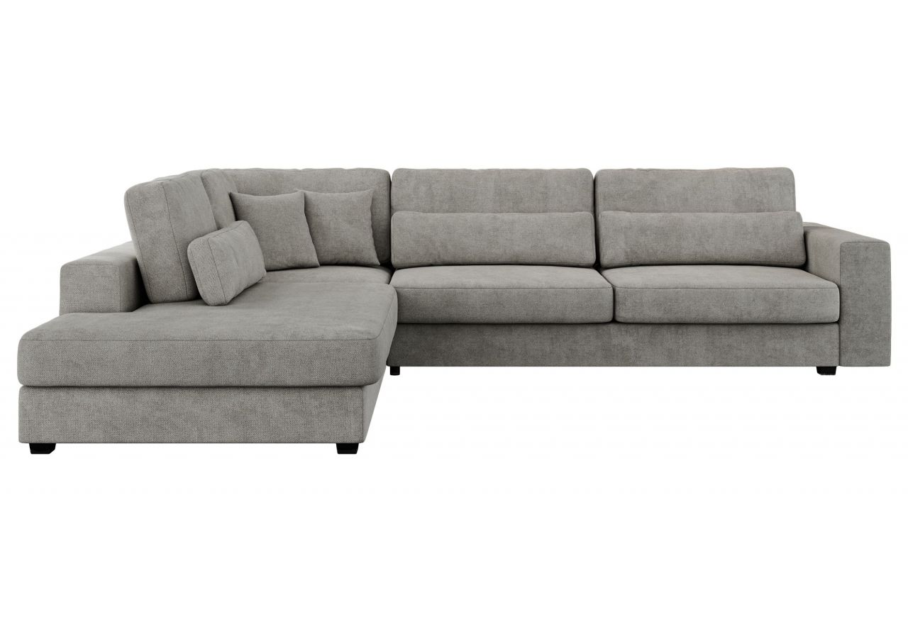 Narożnik SAVONA L - strona lewa - jasnoszary, struktura