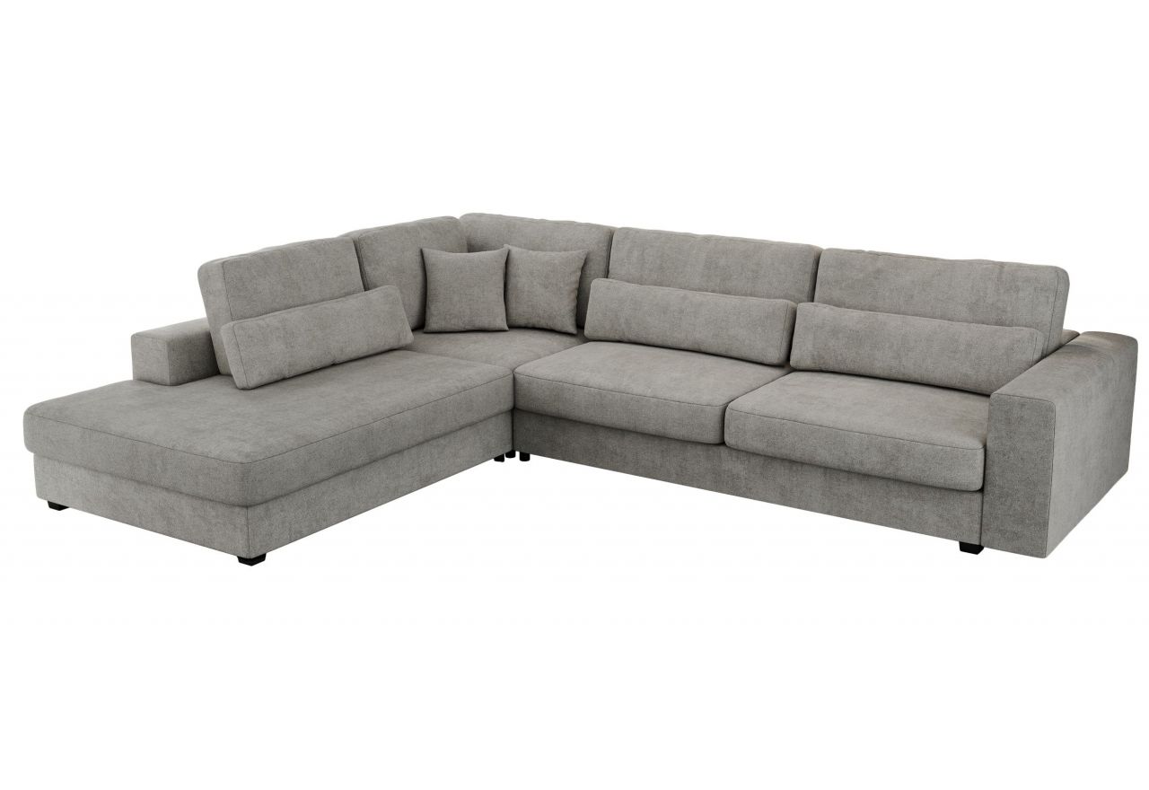 Narożnik SAVONA L - strona lewa - jasnoszary, struktura