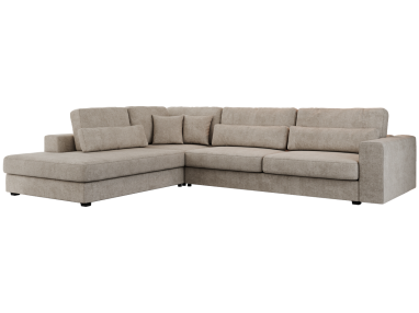 Narożnik SAVONA L - strona lewa - beżowy, struktura