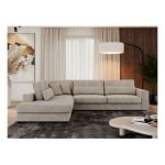 Narożnik SAVONA L - strona lewa - beżowy, struktura