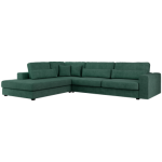 Narożnik SAVONA L - strona lewa - zielony, struktura