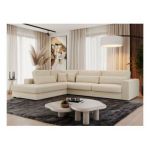 Narożnik SAVONA L - strona lewa - beżowy, boucle